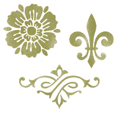 Elegant Trio Stencils
